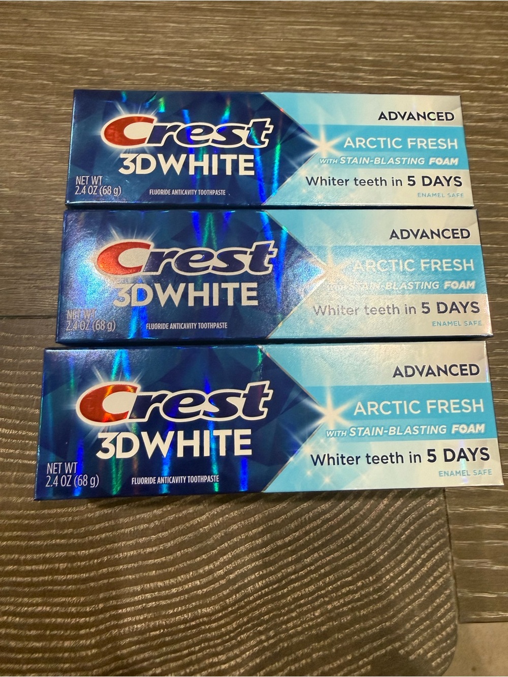NWT Crest 3D White Arctic Fresh Toothpaste 2.4 oz